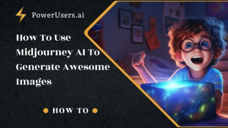 excited kid learning how to use midjourney ai