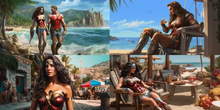 wonder woman vacation