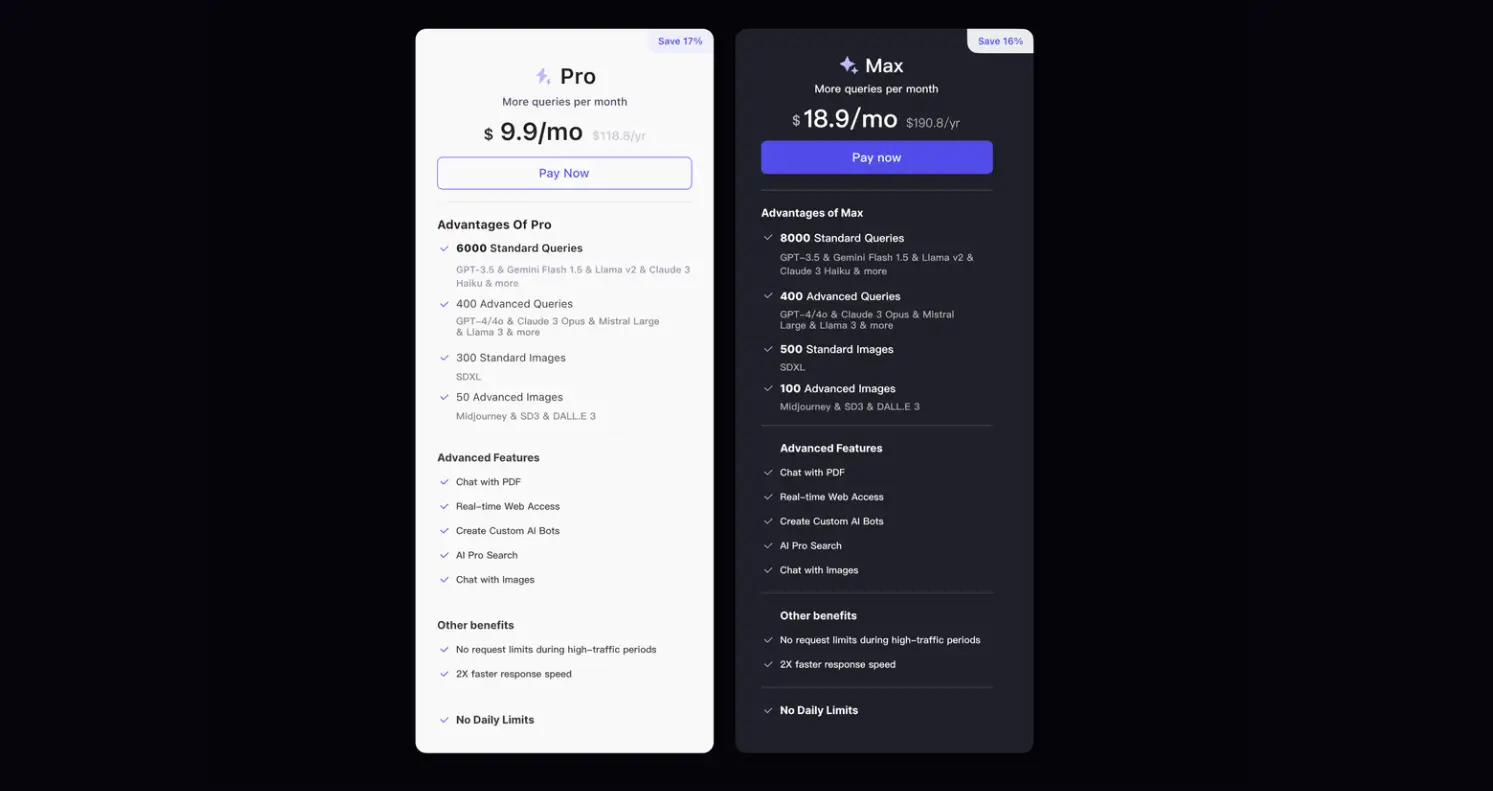 chatgot pricing plans