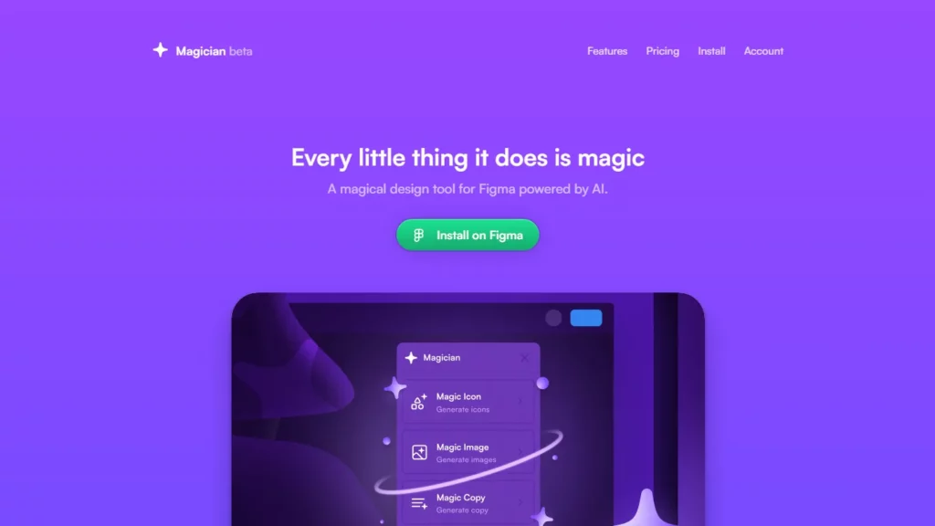 magician figma website