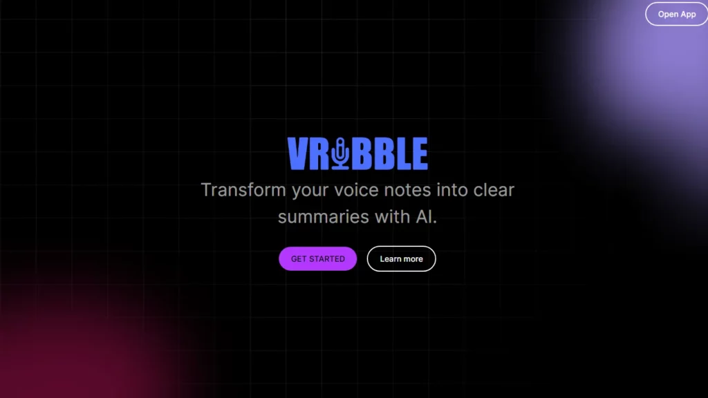 vribbleai website